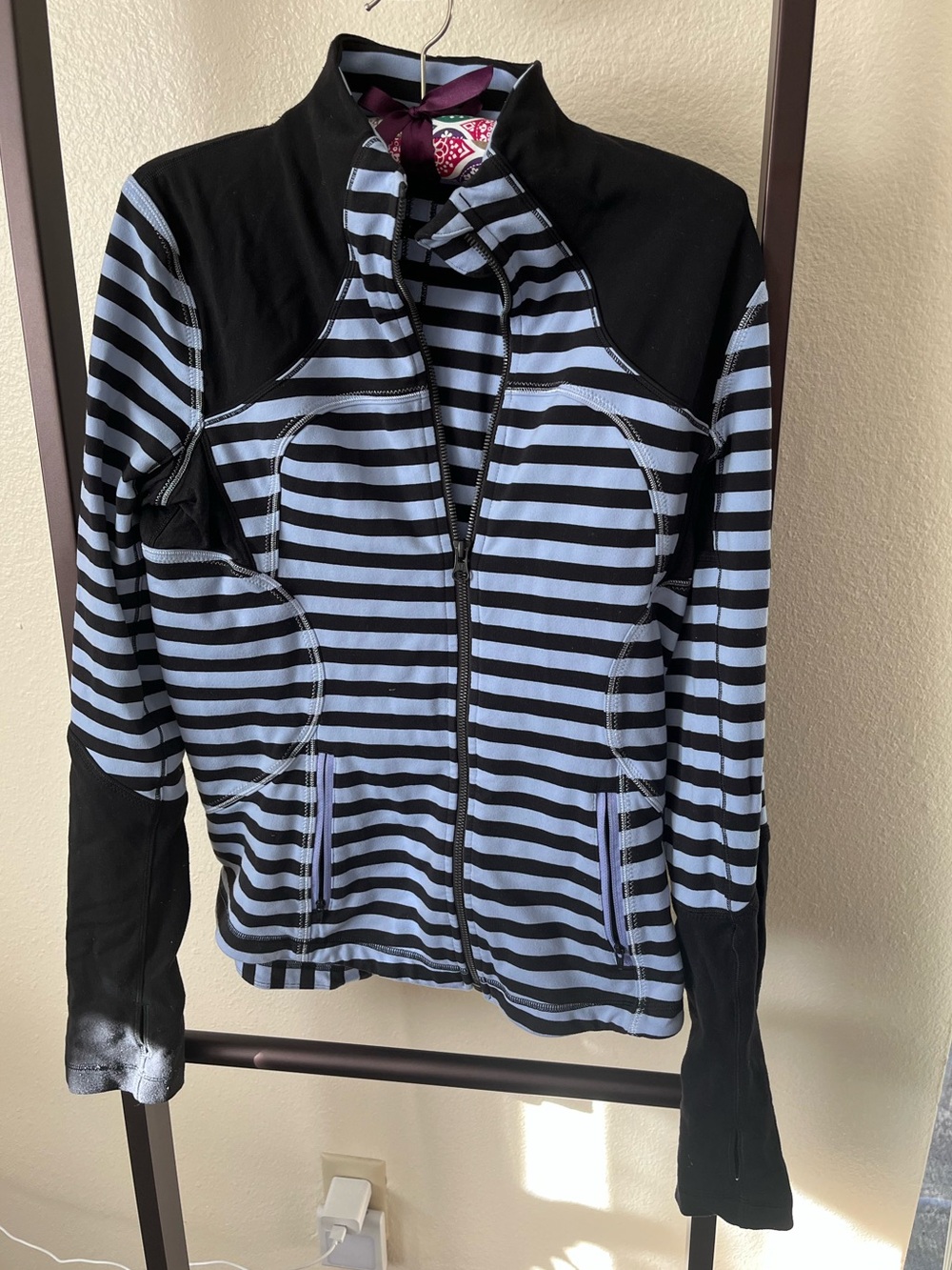 lululemon athletica Striped Athletic Jacket